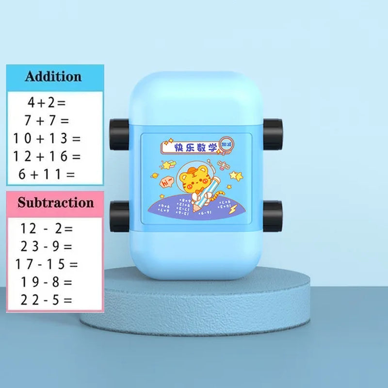 "Math Practice Number Rolling Stamp: Addition and Subtraction Questions within 100"