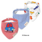 "Adorable Baby Bib Bandana Set - 3-Pack in Various Styles for Boys and Girls! Perfect for Keeping Your Little One Clean and Stylish (KF025)"