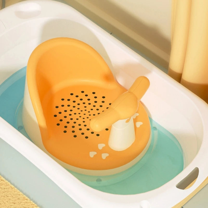 "Cozy Baby Bath Chair: Essential for Safe and Enjoyable Bath Time!"