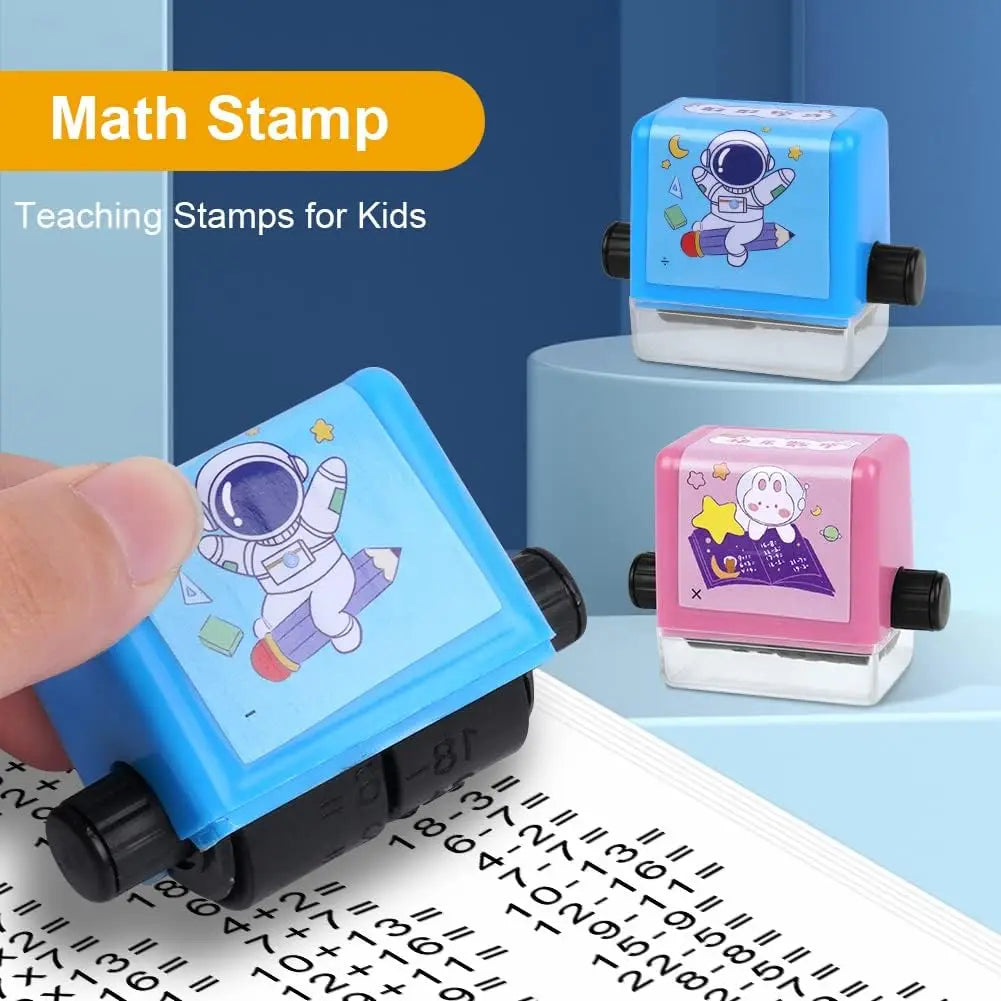 "Math Practice Number Rolling Stamp: Addition and Subtraction Questions within 100"