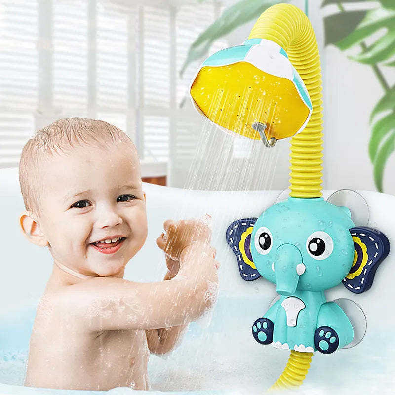 Cute Elephant Sprinkler Bath Toy