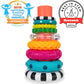 Stacks of Circles Stacking Ring STEM Learning Toy, Age 6+ Months, Multi, 9 Piece Set